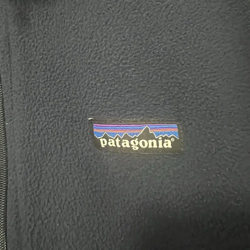 Patagonia Quarter Zip Fleece Pullover Women’s L Blue Lightweight LBJ UT Texas